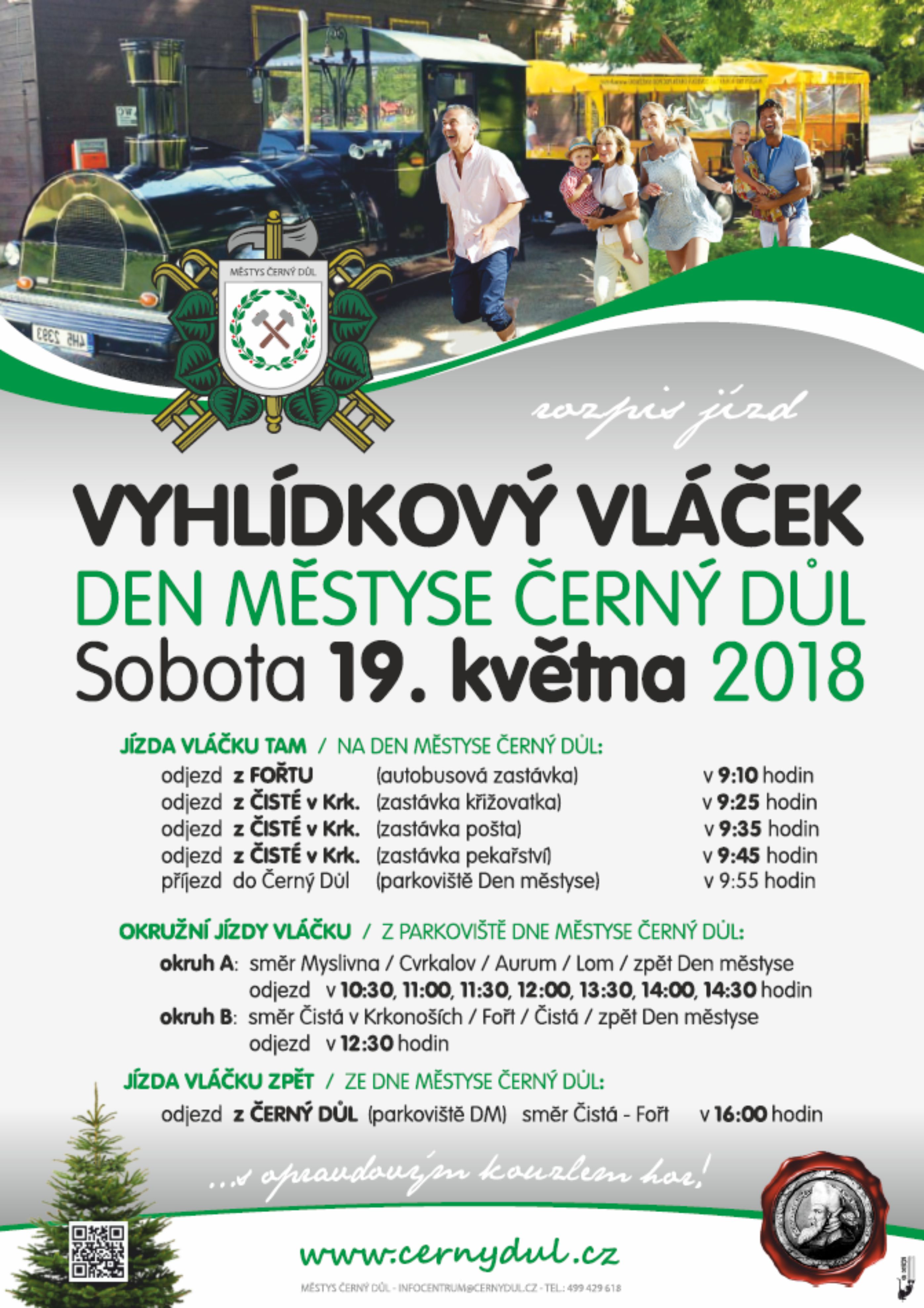 Den_Městyse_Černý_Důl_19052018_-_vláček